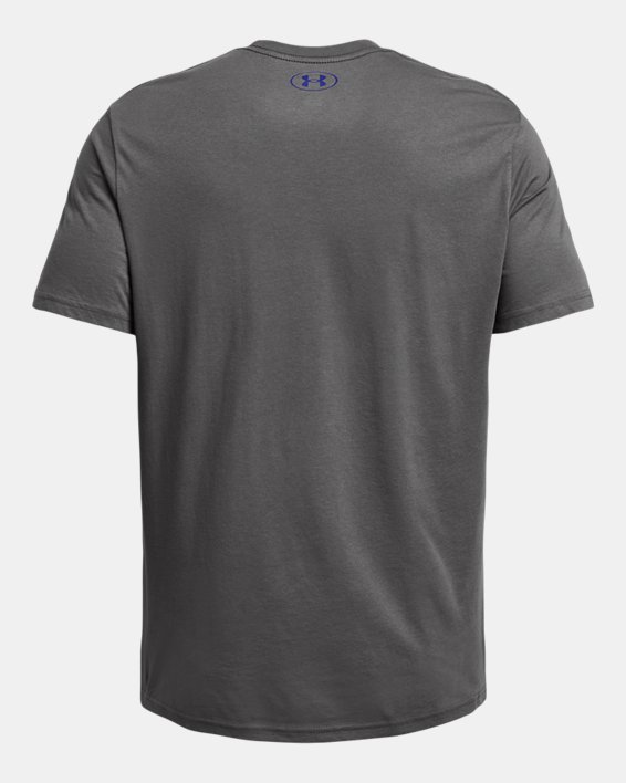 Camiseta de manga corta UA Foundation para hombre, Gray, pdpMainDesktop image number 3